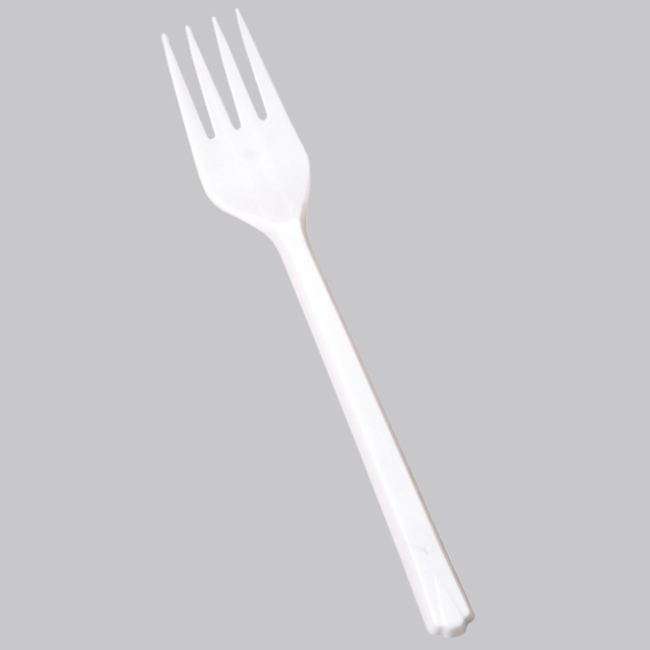 AbilityOne 7340014387392 SKILCRAFT Plastic Cutlery - Medium-Duty - Fork - 1000/Box - Plastic - White