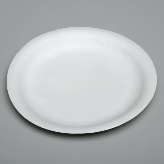 AbilityOne 7350002900594 SKILCRAFT 9" Disposable Paper Plates - Plate - Paper Plate - Plate - Yes - White - 500 / Carton