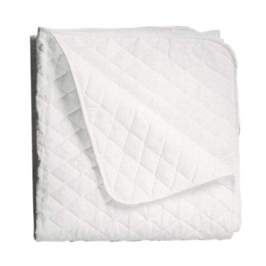 AbilityOne 7210002271526 SKILCRAFT Mattress Pad - 75"L x 36"W, White - 36" Width x 75" Length - White