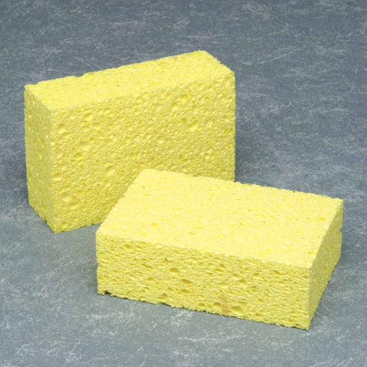 AbilityOne 7920005598464 SKILCRAFT Cellulose Sponge - 3 5/8" x 5 3/4" x 1 3/4", Yellow - 3.6" x 5.8" x 1.8" - 60/Box - Cellulose - Yellow