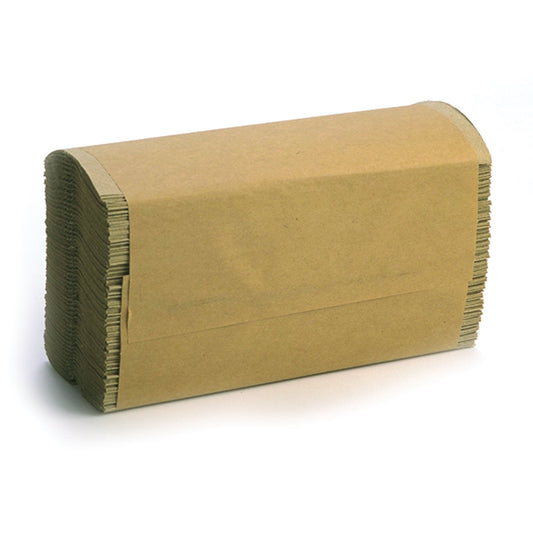 AbilityOne 8540014941900 SKILCRAFT C-Fold Hand Towel - 7 Bundles per Box - Kraft - Paper - 1400/Box