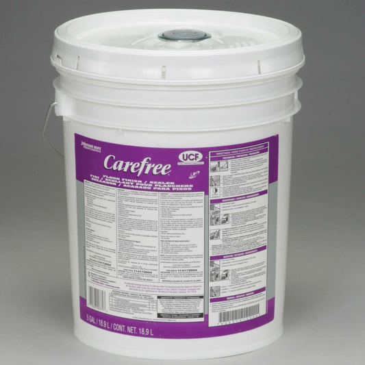 AbilityOne 7930014108562 SKILCRAFT Carefree Floor Sealer/Finish - 5 gal Pail - Liquid Solution - 5 gal (640 fl oz) - 1 Each - Yellow