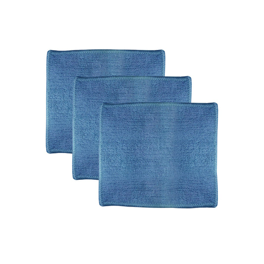 AbilityOne 7920016486104 High Performance Microfiber Cleaning Cloth, 7" x 6", 3 Pack