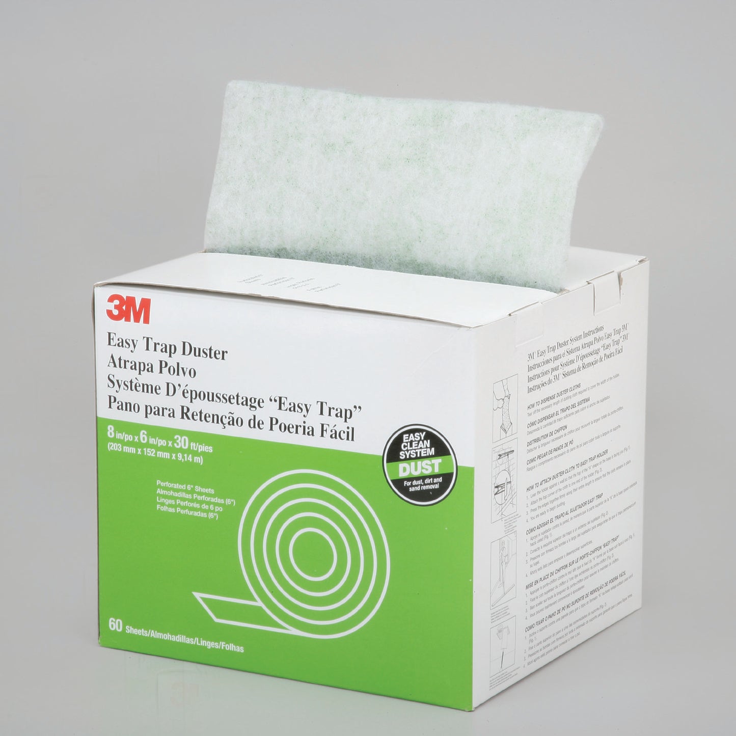 AbilityOne 7920015989092 Easy Trap Duster Sheets, 8" x 6" x 30'