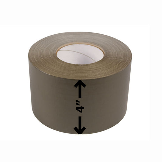 AbilityOne 7510008909875 SKILCRAFT Waterproof Tape - "The Original" 100 MPH Tape - 4" x 60 yds, Olive - 4" Width x 60 yd LengthCloth Backing - Olive