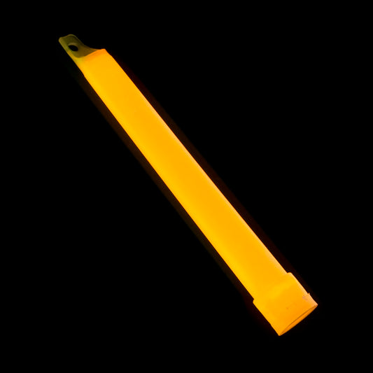 AbilityOne 6260012470363 "LC Industries ChemLights Lightsticks - 6"", Orange - Ultra High - 5 Minute Glow Time"