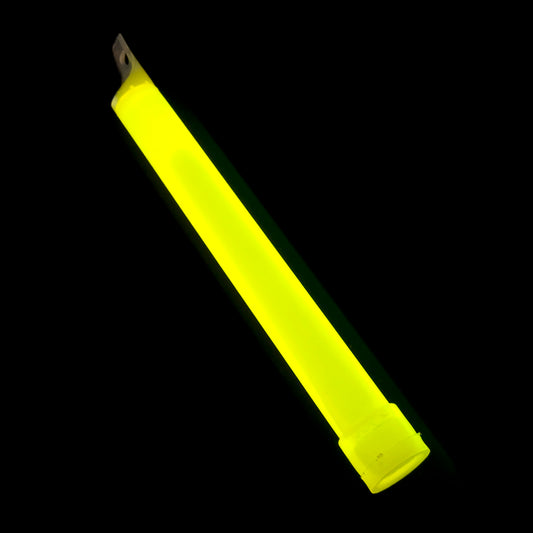 AbilityOne 6260010744230 LC Industries Chemlights Lightsticks - 6", Yellow - Hi -30 Minute Glow Time