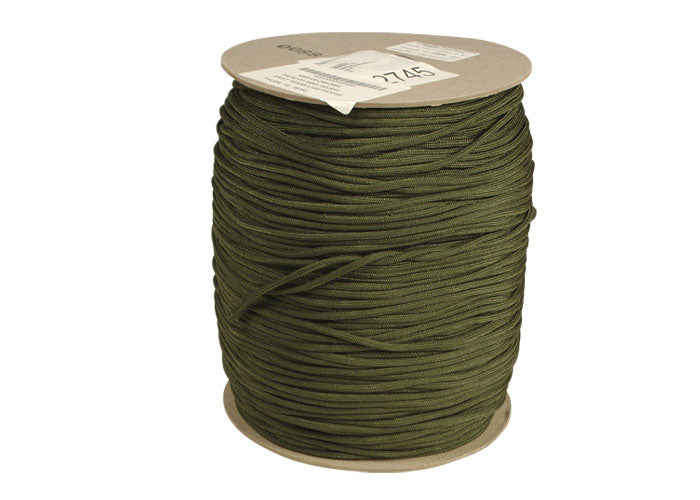 AbilityOne 4020002460688 SKILCRAFT Cord - 1200 ft Length - Camo Green - Nylon