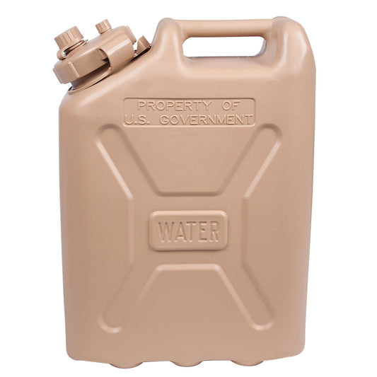 AbilityOne 7240000893827 SKILCRAFT Water Can, Desert Tan - 5 gal - 5 gal