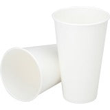 AbilityOne 7350006414592 SKILCRAFT Paper Cups w/o Handles - 12 fl oz - Round - 2500 / Box - White - Paper - Cold Drink, Hot Drink