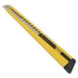 AbilityOne 5110016215253 SKILCRAFT Snap-off Blade Standard Utility Knife - Steel Blade, Metal Handle - Silver, Silver
