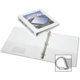 AbilityOne 7510014621391 SKILCRAFT Frame View Binders - 1 1/2" Binder Capacity - Letter - 8 1/2" x 11" Sheet Size - 3 x D-Ring Fastener(s) - Internal Pocket(s) - White - Recycled - 1 Each