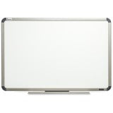 AbilityOne 7110016222117 SKILCRAFT Aluminum Frame Total Erase White Board - 24" (2 ft) Width x 18" (1.5 ft) Height - White Surface - Titanium Aluminum Frame - Rectangle - 1 Each
