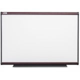 AbilityOne 7110016222128 SKILCRAFT Mahogany Frame Total Erase Board - 36" (3 ft) Width x 24" (2 ft) Height - White Surface - Mahogany Aluminum Frame - Rectangle - 1 Each