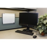 AbilityOne 7110016222132 SKILCRAFT Cubicle Magnetic Dry Erase Board - 14" (1.2 ft) Width x 11" (0.9 ft) Height - Steel Surface - Aluminum Frame - Rectangle - 1 Each