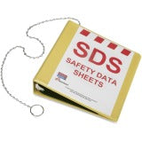AbilityOne 7510016236240 SKILCRAFT Safety Data Sheets SDS Yellow Binder - 2" Binder Capacity - Letter - 8 1/2" x 11" Sheet Size - 375 Sheet Capacity - Inside Front & Back Pocket(s) - Yellow - 1 Each
