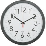 AbilityOne 6645016237483 SKILCRAFT 14.5" Round Workstation Wall Clock - Analog - Quartz