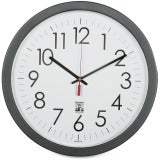 AbilityOne 6645016238823 SKILCRAFT 14.5" Round SelfSet Wall Clock - Analog - Quartz