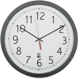 AbilityOne 6645016238825 SKILCRAFT 16.5" Round SelfSet Wall Clock - Analog - Quartz