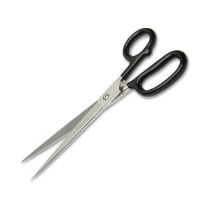 AbilityOne 5110001616912 SKILCRAFT Paper Shears - 4.63" Cutting Length - 9" Overall Length - Straight-left/right - Pointed Tip - Black - 1 Each