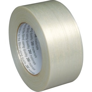 AbilityOne 7510001594450 SKILCRAFT Filament Tape - 2" Width x 60yd Length - 3" Core - 1 Roll - Off-white