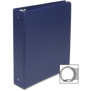 AbilityOne 7510014316236 SKILCRAFT 3 Ring Binder - 2" Binder Capacity - Letter - 8 1/2" x 11" Sheet Size - 3 x Ring Fastener(s) - Inside Front & Back Pocket(s) - Vinyl - Blue - 1 Each