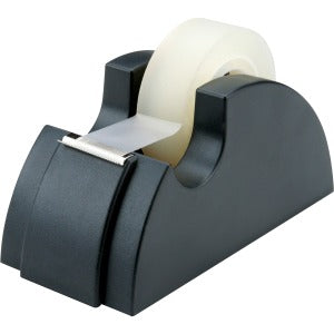 AbilityOne 7520002402411 SKILCRAFT Rubber Feet Tape Dispenser - Holds Total 1 Tape(s) - 1" Core - Plastic, Rubber - Black