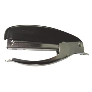 AbilityOne 7520002405727 SKILCRAFT Handheld Stapler - 15 Sheets Capacity - 100 Staple Capacity - Half Strip - 1/4", 1/2" Staple Size - Black, Silver