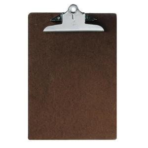 AbilityOne 7520002815918 SKILCRAFT Composition Board Clipboard - 9" x 12.50" - Hardboard - Brown