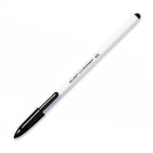 AbilityOne 7520010589978 SKILCRAFT Stick Pen - Medium Point Type - Black - White Barrel - 1 Dozen