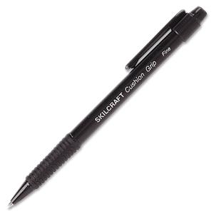 AbilityOne 7520014244857 SKILCRAFT Retractable Cushion Grip Ballpoint Pen - Black Ink - 12 / Box