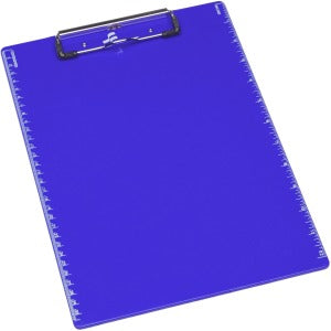 AbilityOne 7520014393391 SKILCRAFT Recycled Plastic Clipboard - 0.50" Clip Capacity - 8.50" x 11" - Spring Clip - Plastic - Blue