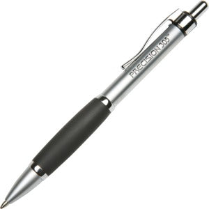 AbilityOne 7520014457226 SKILCRAFT Retractable Metal Barrel Ballpoint Pen - Medium Point Type - Refillable - Black - Metal Barrel - 1 Dozen
