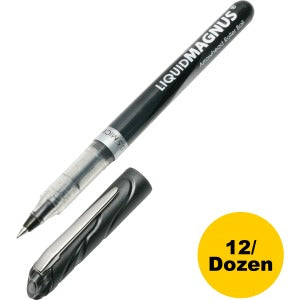 AbilityOne 7520014612660 SKILCRAFT Free Ink Rollerball Pen - 0.5 mm Point Size - Black - 1 Dozen