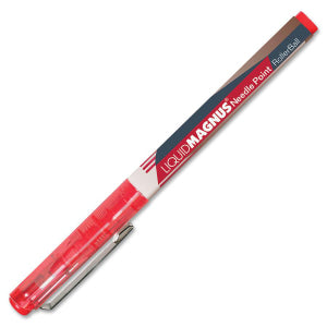 AbilityOne 7520015068498 SKILCRAFT Metal Clip Rollerball Pen - Red Ink - 12 / Pack