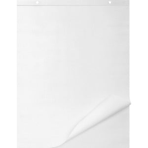 AbilityOne 7530006198880 SKILCRAFT Unruled Easel Pad - 50 Sheets - Plain - 20 lb Basis Weight - 27" x 34" - White Paper - Perforated - 1Each