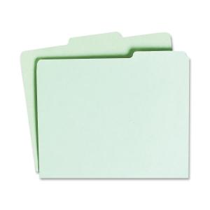 AbilityOne 7530009886515 SKILCRAFT Pressboard File Guide - Letter - 8 1/2" x 11" Sheet Size - 1/2" Expansion - 1/3 Tab Cut - Pressboard - Green - 100 / Pack