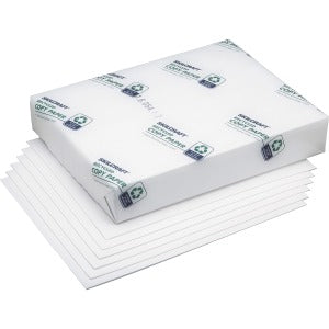 AbilityOne 7530012002207 SKILCRAFT Bond Paper - Letter - 8 1/2" x 11" - 20 lb Basis Weight - 50% Recycled Content - 84 Brightness - 1 / Box - White