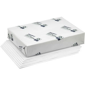 AbilityOne 7530013982652 SKILCRAFT Alkaline Xerographic Paper - Letter - 8 1/2" x 11" - 20 lb Basis Weight - 50% Recycled Content - 5000 / Box - White