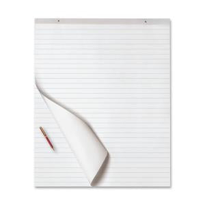 AbilityOne 7530013982661 SKILCRAFT Ruled Easel Pad - 50 Sheets - 20 lb Basis Weight - 27" x 34" - White Paper - Perforated, Easy Tear - 1Each