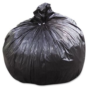 AbilityOne 8105013862329 SKILCRAFT Heavy-duty Recycled Trash Bag - 45 gal - 40" Width x 48" Length x 1.50 mil (38 Micron) Thickness - Black - Polyethylene, Resin - 100/Carton