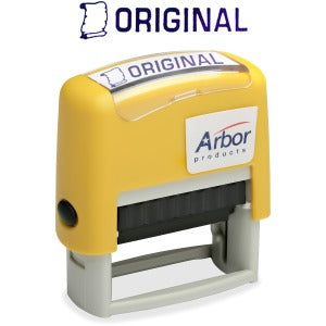 AbilityOne 7520012074222 SKILCRAFT Pre-inked "Original" Message Stamp - Message Stamp - "ORIGINAL" - 1.63" Impression Width x 0.50" Impression Length - 50000 Impression(s) - Blue - 1 Each