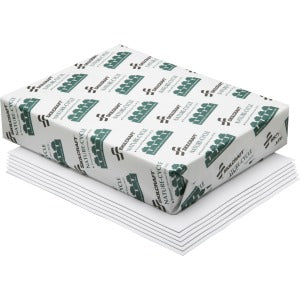 AbilityOne 7530015038441 SKILCRAFT Process Chlorine Free Copier Paper - Letter - 8 1/2" x 11" - 20 lb Basis Weight - Recycled - 100% Recycled Content - 92 Brightness - 5000 / Box - White