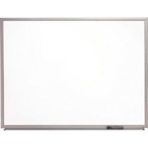 AbilityOne 7110015550293 SKILCRAFT Markerboard - 48" x 36" - Anodized Aluminum Frame - White