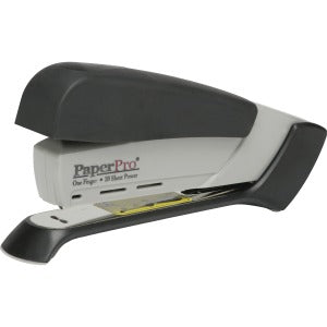 AbilityOne 7520015668648 SKILCRAFT Spring Powered Desktop Stapler - 20 Sheets Capacity - Gray, Black