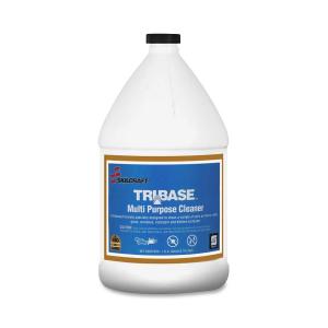 AbilityOne 7930015552901 SKILCRAFT Translucent Spartan TriBase Multipurpose Cleaner - Liquid Solution - 1gal - Citrus Scent - Yellow