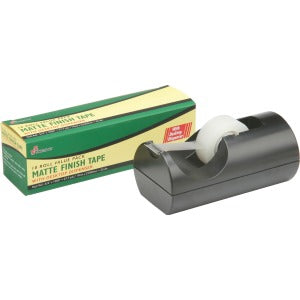 AbilityOne 7510015806224 SKILCRAFT 7510-01-580-6224 Matte Finish Transparent Tape with Dispenser - 0.75" Width x 1000" Length - 1" Core - Photo-safe, Non-yellowing, Split Resistant, Tear Resistant - Dispenser Included - 10 / Set - Clear