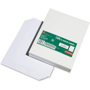 AbilityOne 7530015789290 SKILCRAFT 7530-01-578-9290 Address Label - 1" Width x 2.63" Length - 30 / Sheet - Rectangle - Laser, Inkjet - White - 7500 / Box