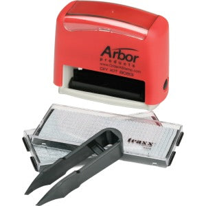 AbilityOne 7520002643718 SKILCRAFT Do-It-Yourself Stamp Kit - Custom Message Stamp - 0.88" Impression Width x 2.25" Impression Length - 50000 Impression(s) - Black - 1 Each