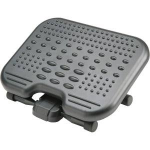 AbilityOne 7195015909071 SKILCRAFT SoleMassage Ergonomic Footrest - 6.50" Adjustment - Tilt - 17" x 13" x 6.5" - Graphite